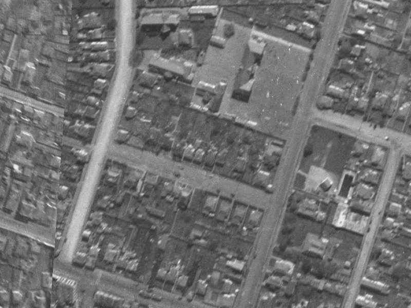 22 Hillview Road from the air, 1940-1944