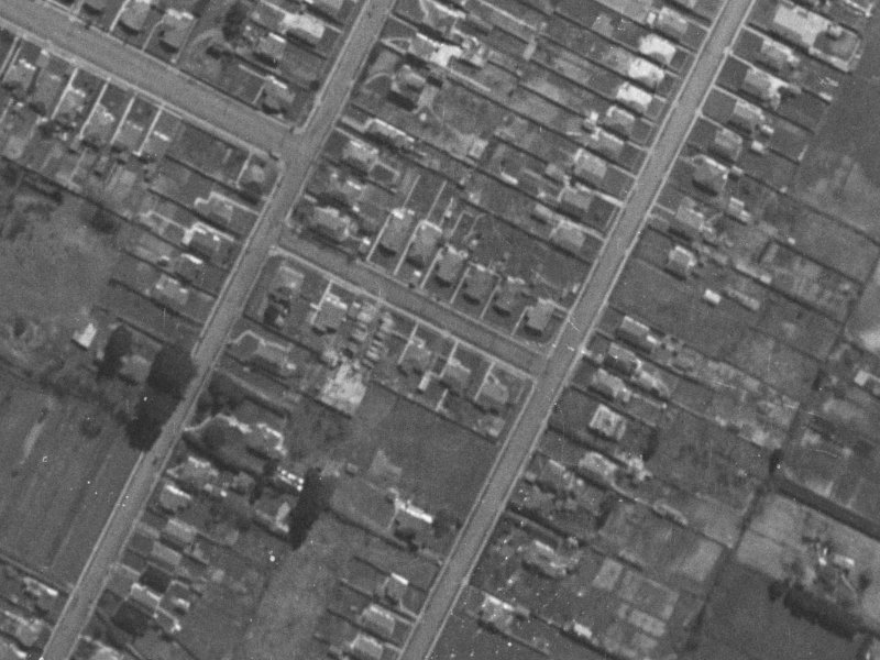 22 Marcroft Street from the air, 1940-1944