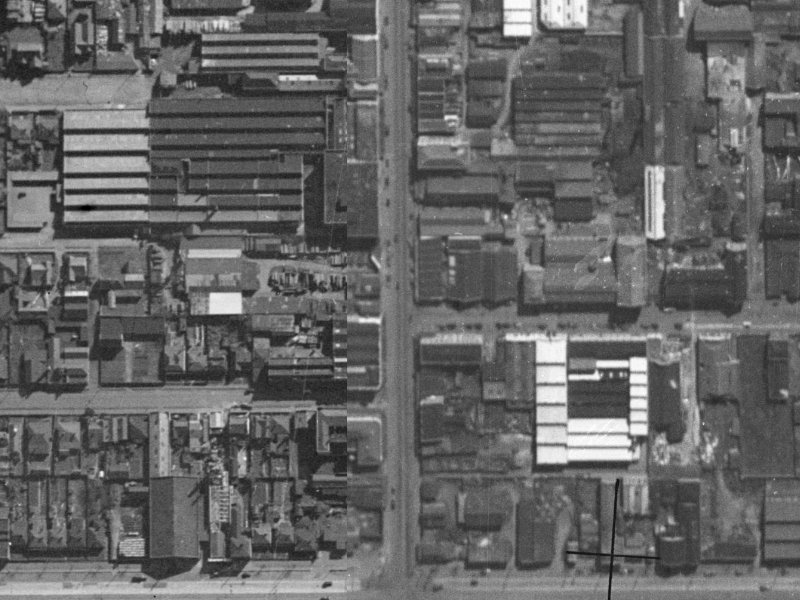 33 Dundas Street from the air, 1940-1944
