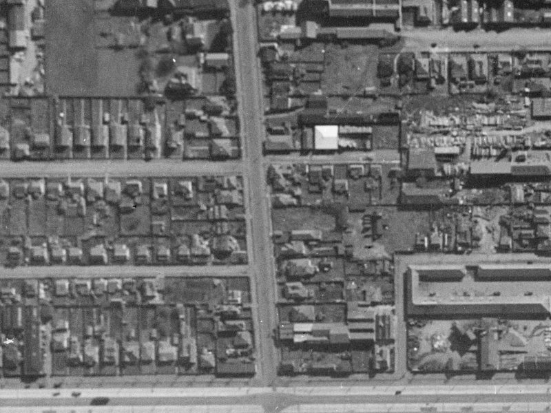 204 Antigua Street from the air, 1940-1944