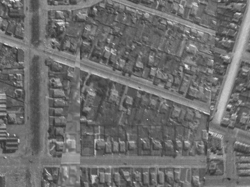 156 Ferry Road from the air, 1940-1944