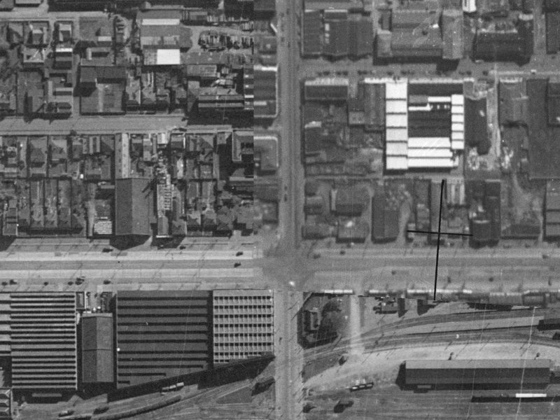512 Colombo Street from the air, 1940-1944