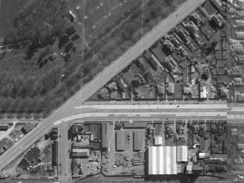 422 Hagley Avenue from the air, 1940-1944