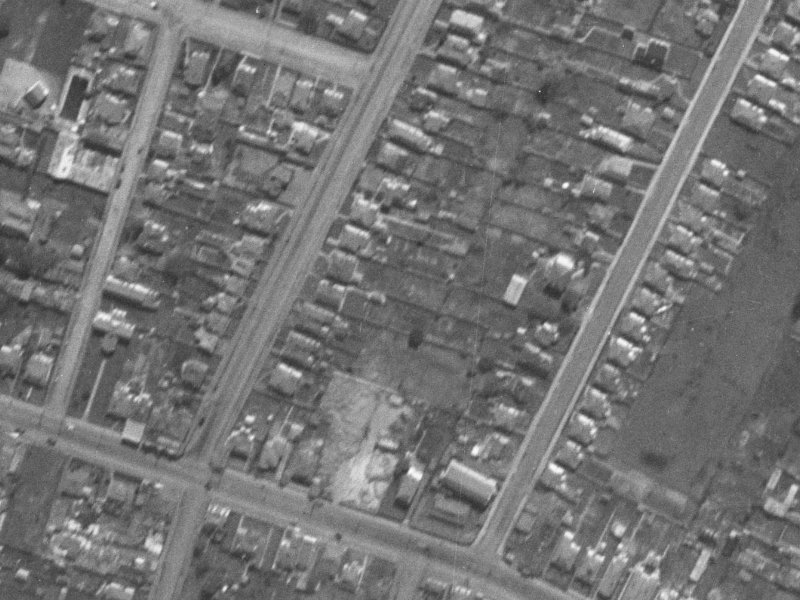 League Lane from the air, 1940-1944