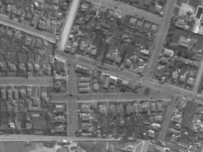 570 Moorhouse Avenue from the air, 1940-1944