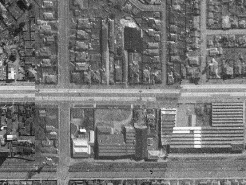 80 Moorhouse Avenue from the air, 1940-1944