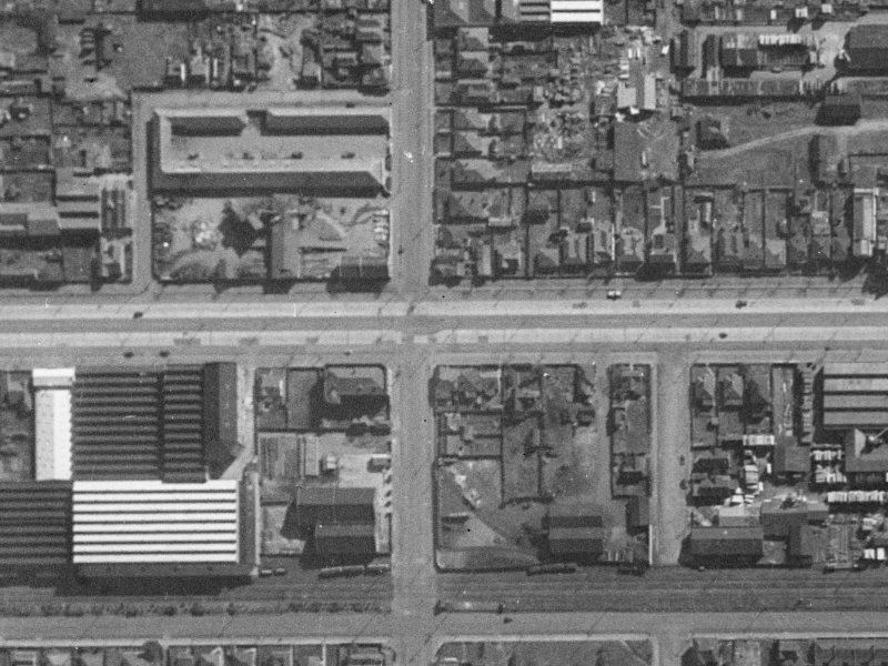 189 Moorhouse Avenue from the air, 1940-1944