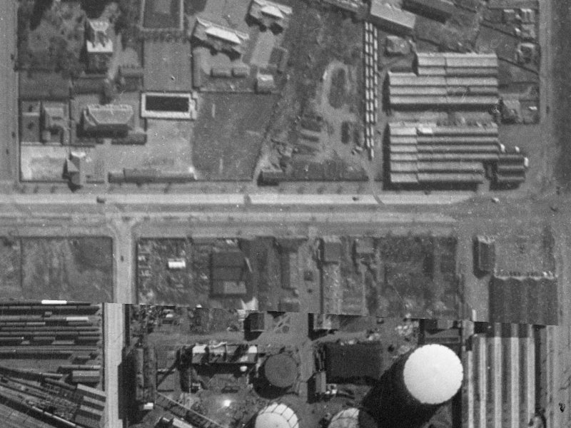 472 Moorhouse Avenue from the air, 1940-1944