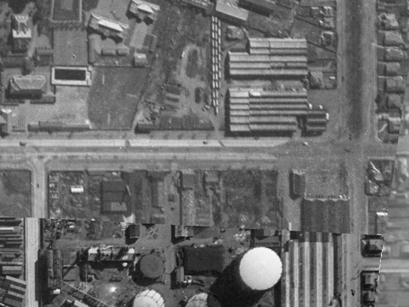 427 Moorhouse Avenue from the air, 1940-1944