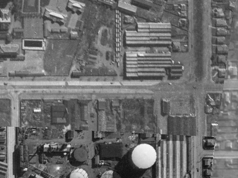495 Moorhouse Avenue from the air, 1940-1944
