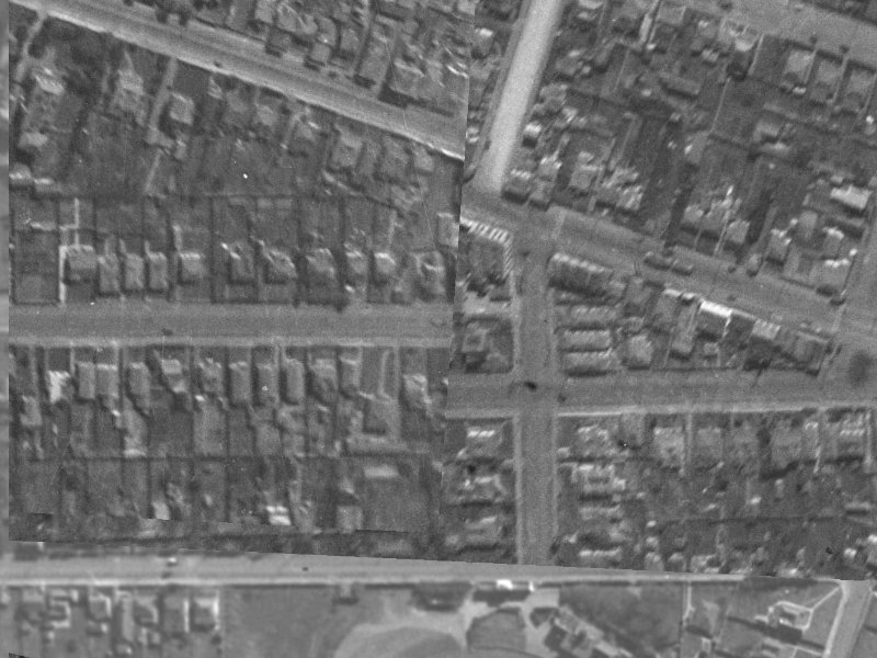 514 Moorhouse Avenue from the air, 1940-1944