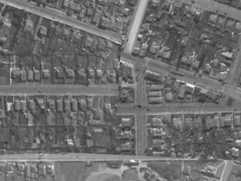 17 Lancaster Street from the air, 1940-1944