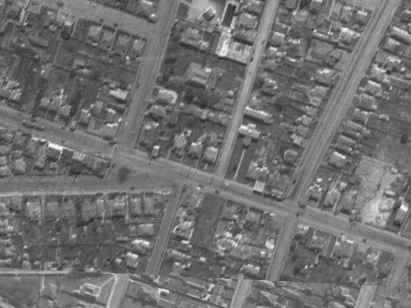 237 Ferry Road from the air, 1940-1944
