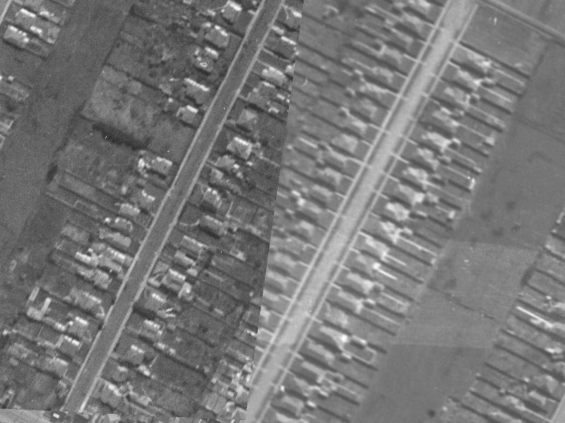 55 Aldwins Road from the air, 1940-1944