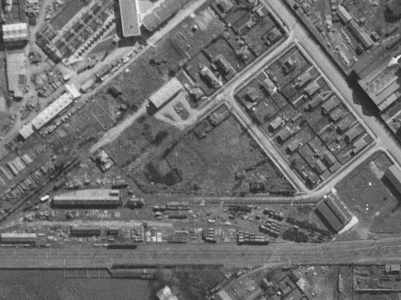 81 Whiteleigh Avenue from the air, 1940-1944