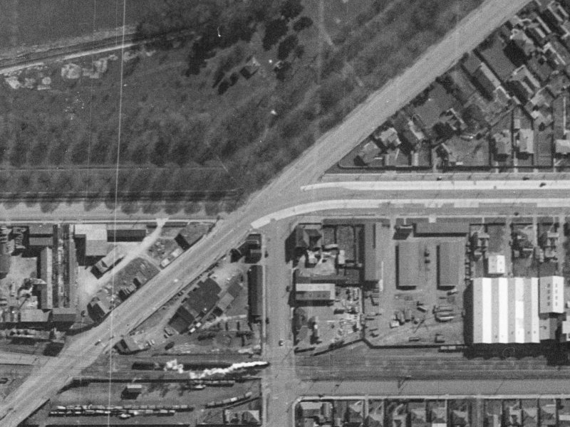 30E Moorhouse Avenue from the air, 1940-1944