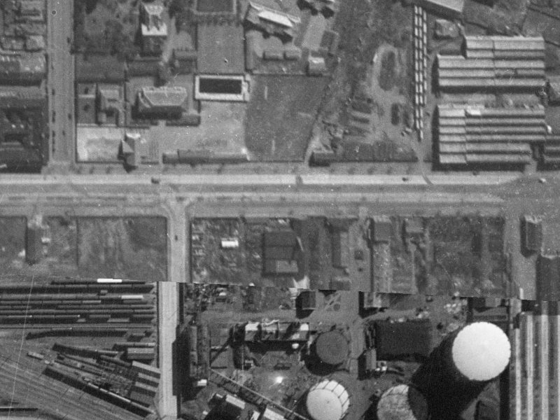 466 Moorhouse Avenue from the air, 1940-1944