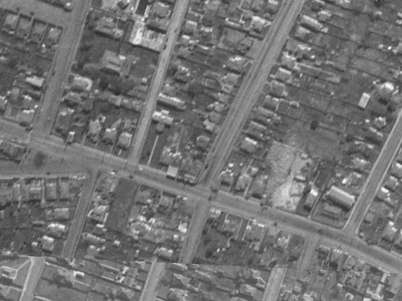 257 Ferry Road from the air, 1940-1944