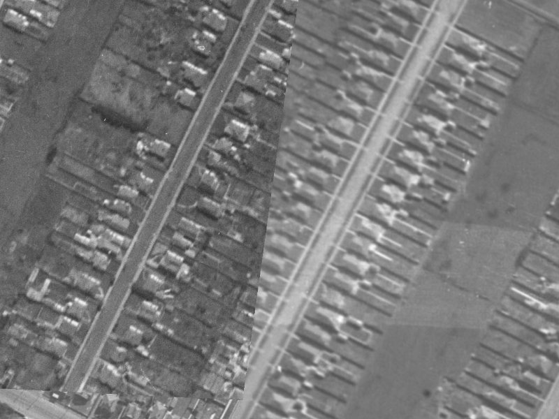 46 Ryan Street from the air, 1940-1944