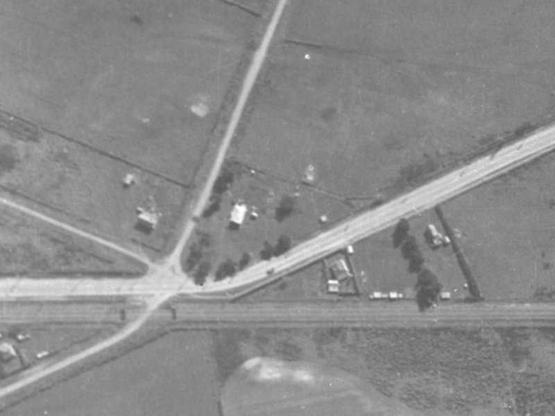 12 Moffett Street from the air, 1940-1944
