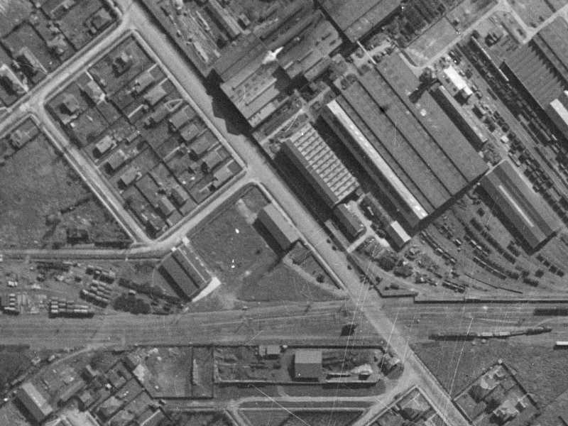 20 Troup Drive from the air, 1940-1944