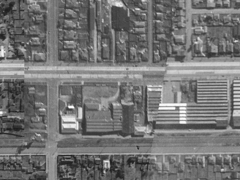 76 Moorhouse Avenue from the air, 1940-1944