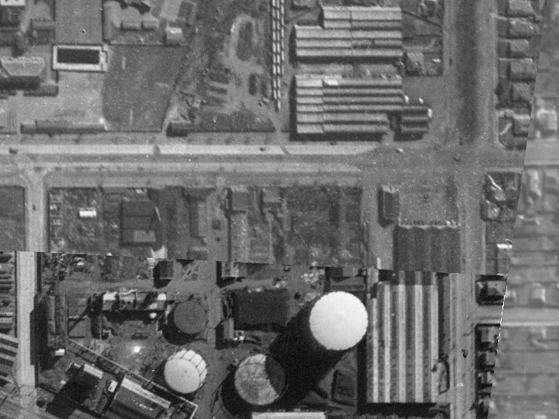 98 Falsgrave Street from the air, 1940-1944
