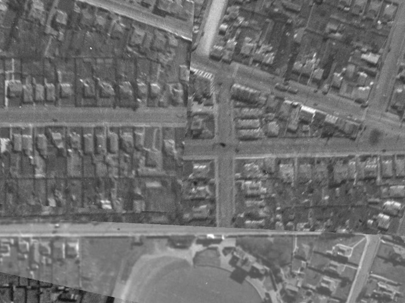 Lancaster Street from the air, 1940-1944