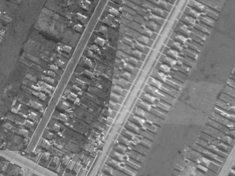 40 Ryan Street from the air, 1940-1944