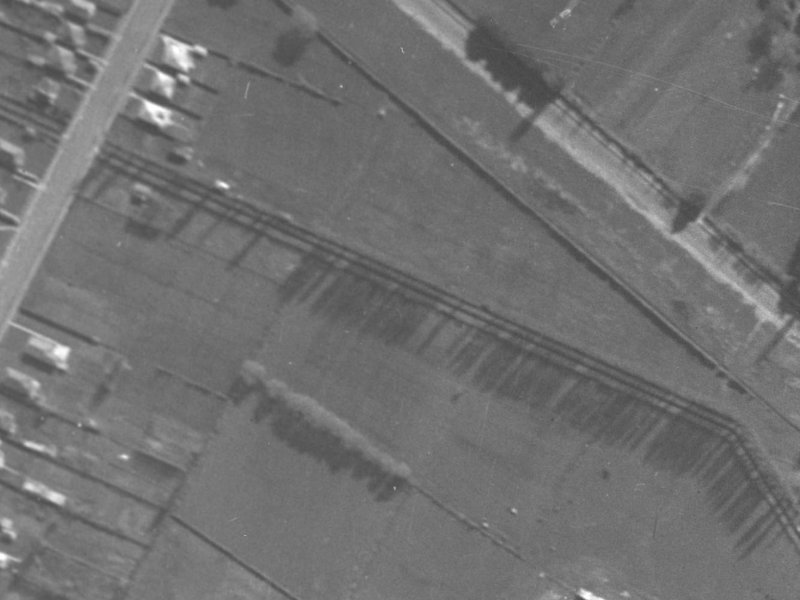 402 Linwood Avenue from the air, 1940-1944