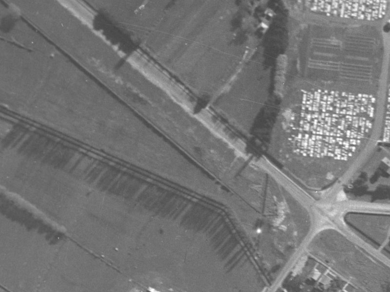 426 Linwood Avenue from the air, 1940-1944