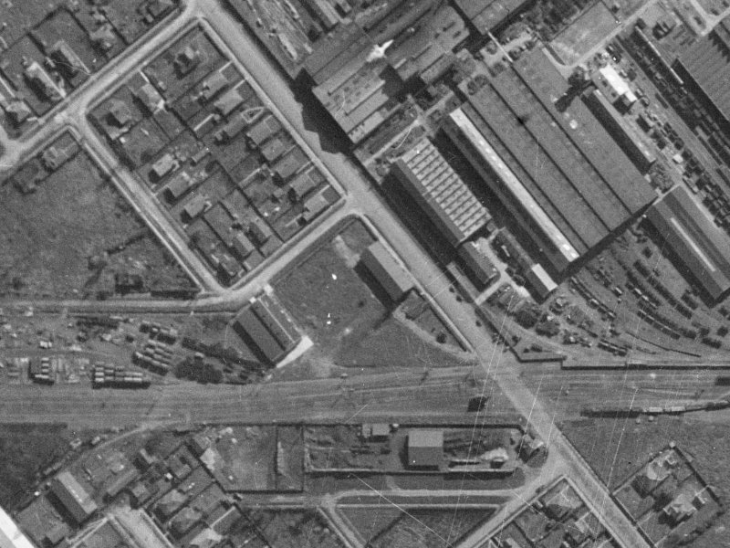 55 Troup Drive from the air, 1940-1944