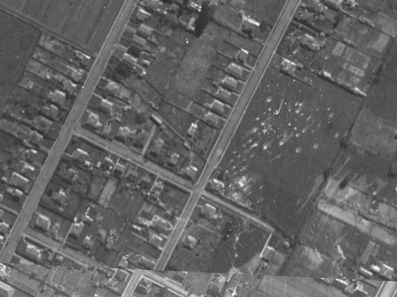 14 Bass Street from the air, 1940-1944