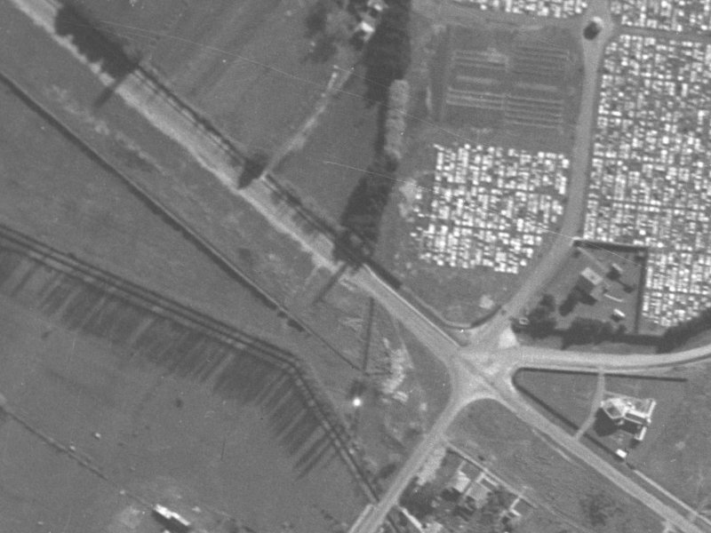 427E Linwood Avenue from the air, 1940-1944