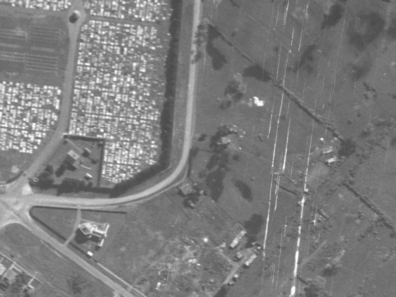 69 Keighleys Road from the air, 1940-1944
