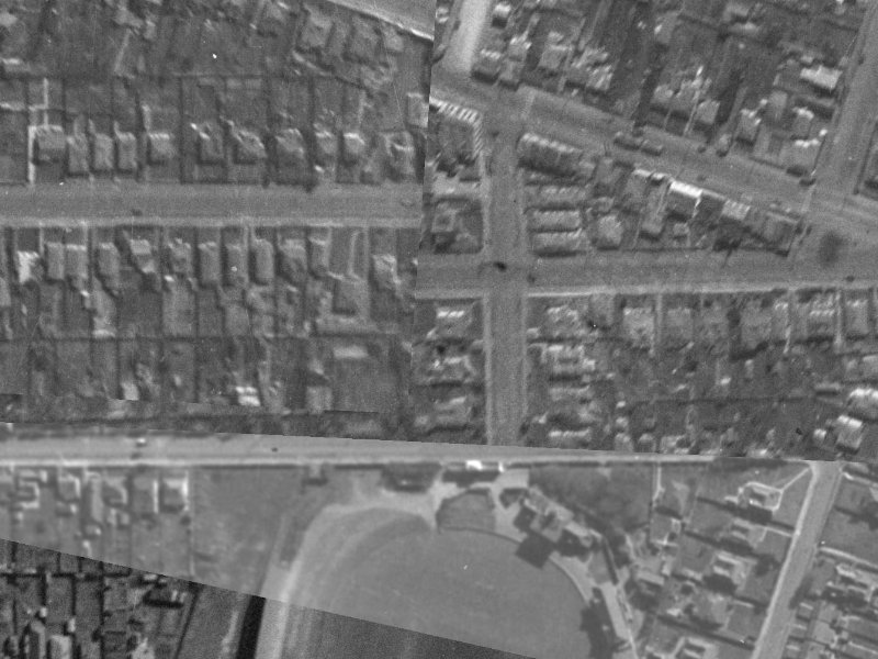 7 Lancaster Street from the air, 1940-1944