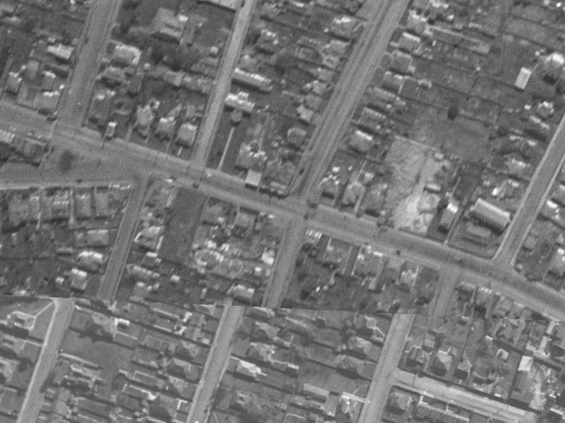 109 Barbour Street from the air, 1940-1944