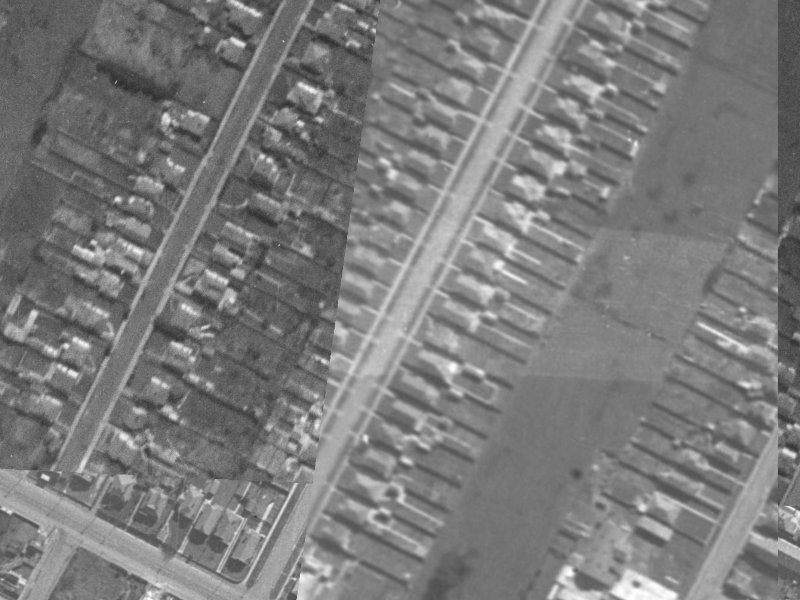33 Ryan Street from the air, 1940-1944