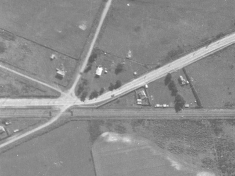 2 Moffett Street from the air, 1940-1944