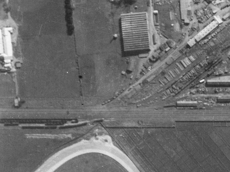 16 Barry Hogan Place from the air, 1940-1944