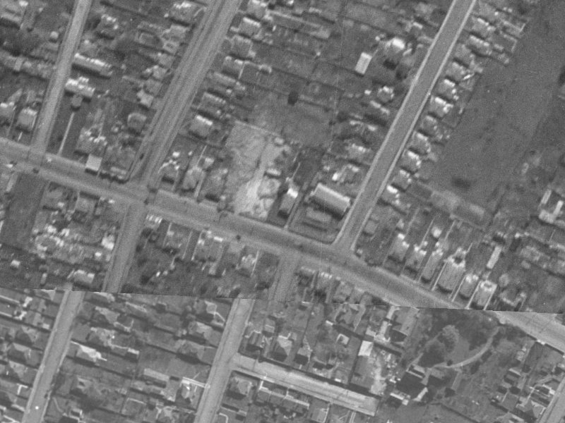 275 Ferry Road from the air, 1940-1944