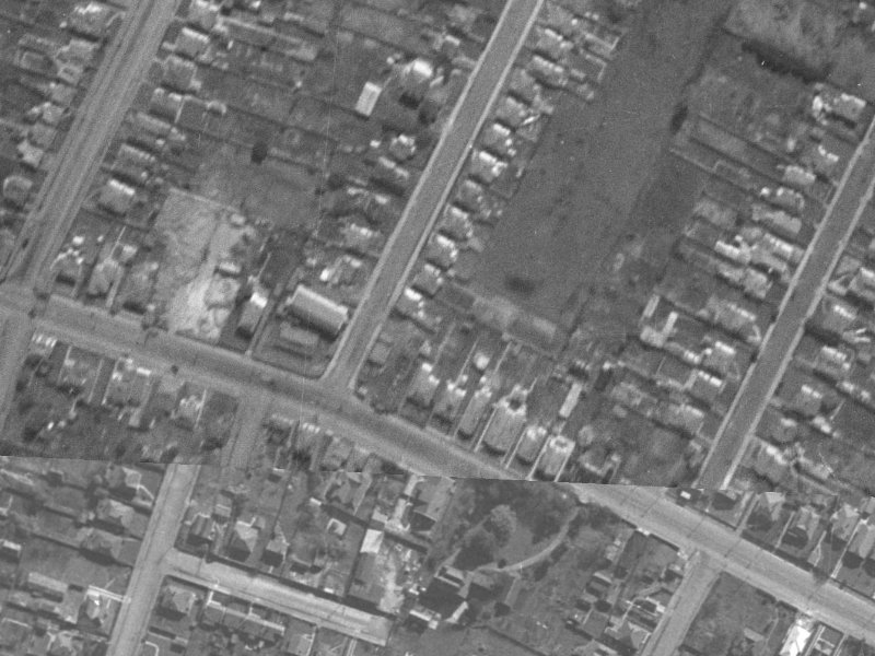 289 Ferry Road from the air, 1940-1944