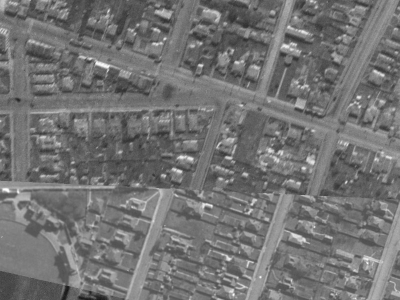 464 Wilsons Road North from the air, 1940-1944
