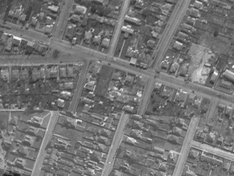 105 Barbour Street from the air, 1940-1944