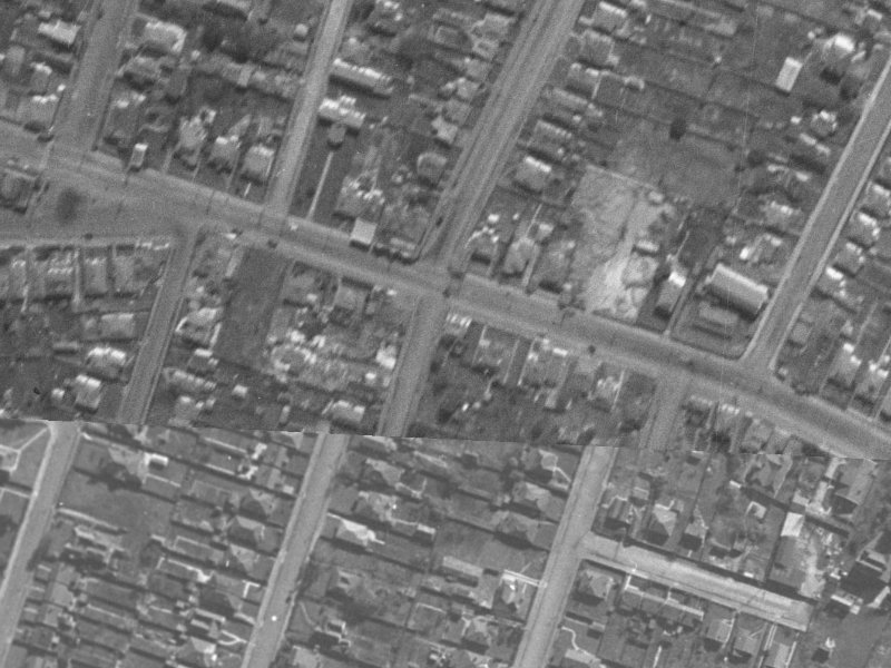 6/112 Barbour Street from the air, 1940-1944