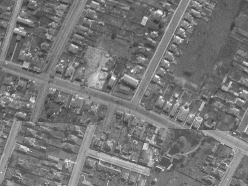 266 Ferry Road from the air, 1940-1944