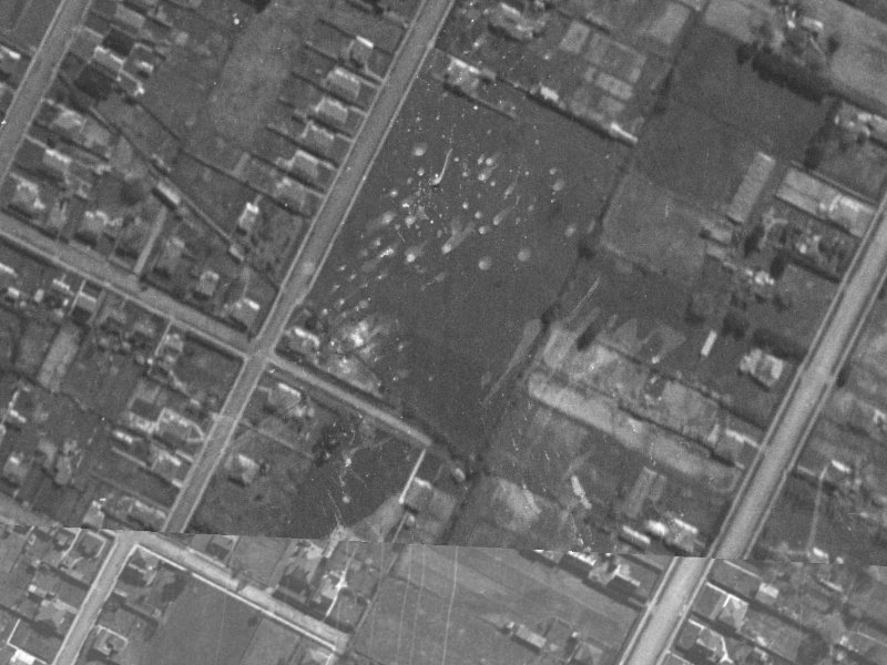 41 Bass Street from the air, 1940-1944