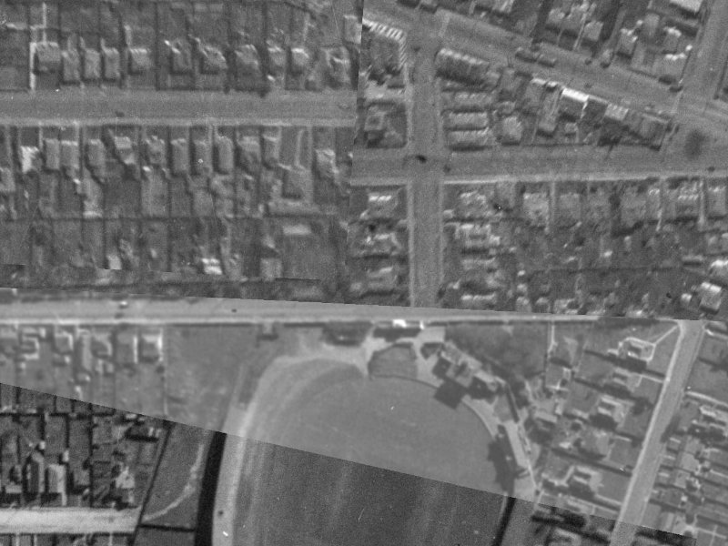 21 Stevens Street from the air, 1940-1944