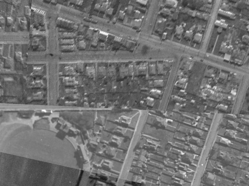 77 Stevens Street from the air, 1940-1944