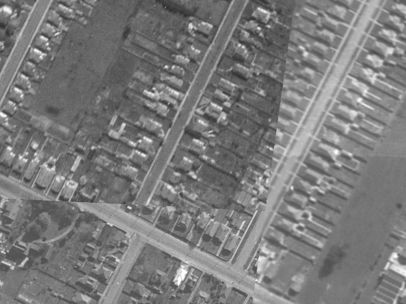18B Bordesley Street from the air, 1940-1944